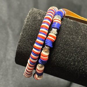 New handmade Clay mix beads bracelet